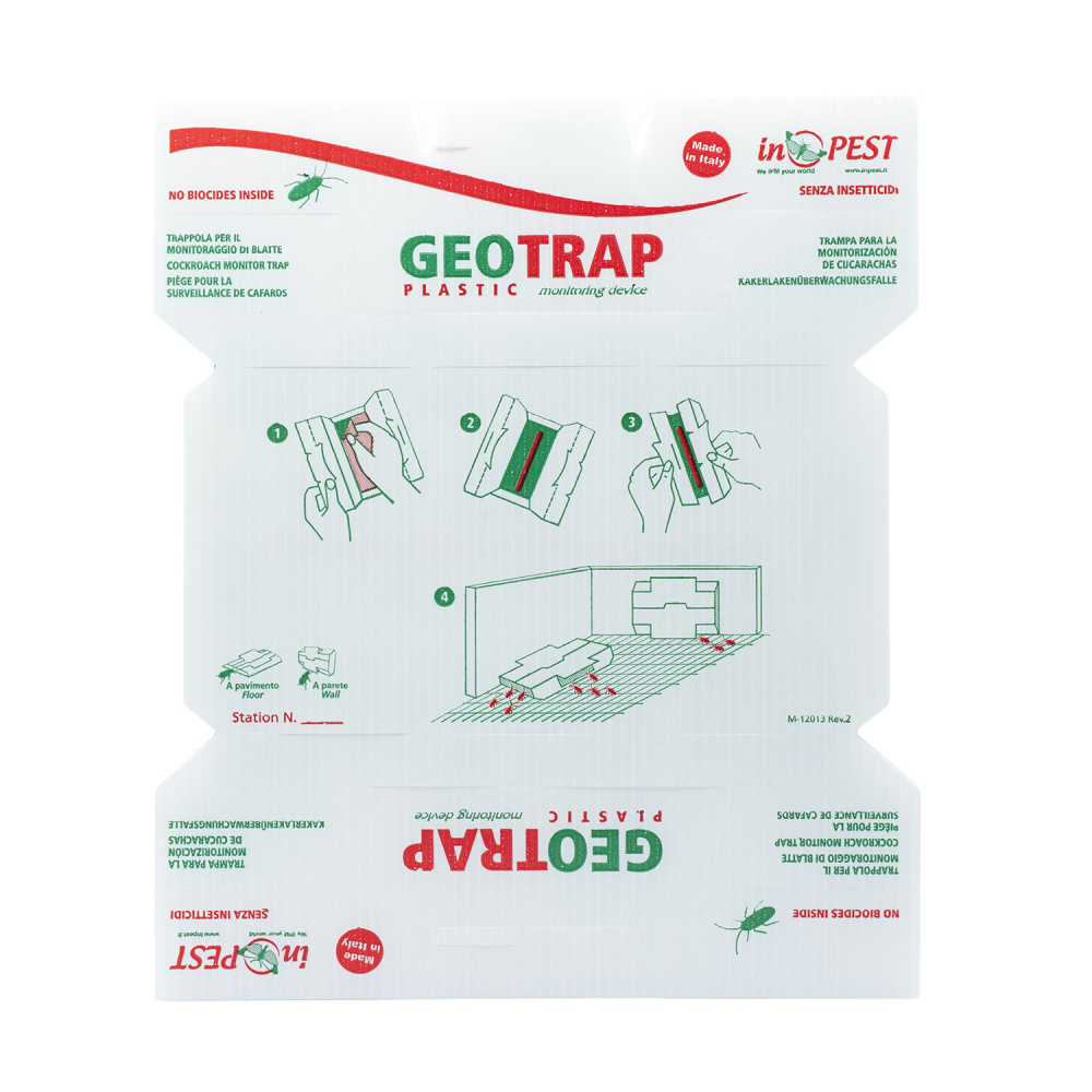 Geotrap lot de 10 pièges anti-cafards avec phéromones