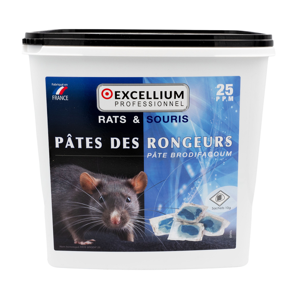 Gamme PRO (50 PPM) - SOURICIDE RATICIDE PATE FRAICHE - seau 5kg