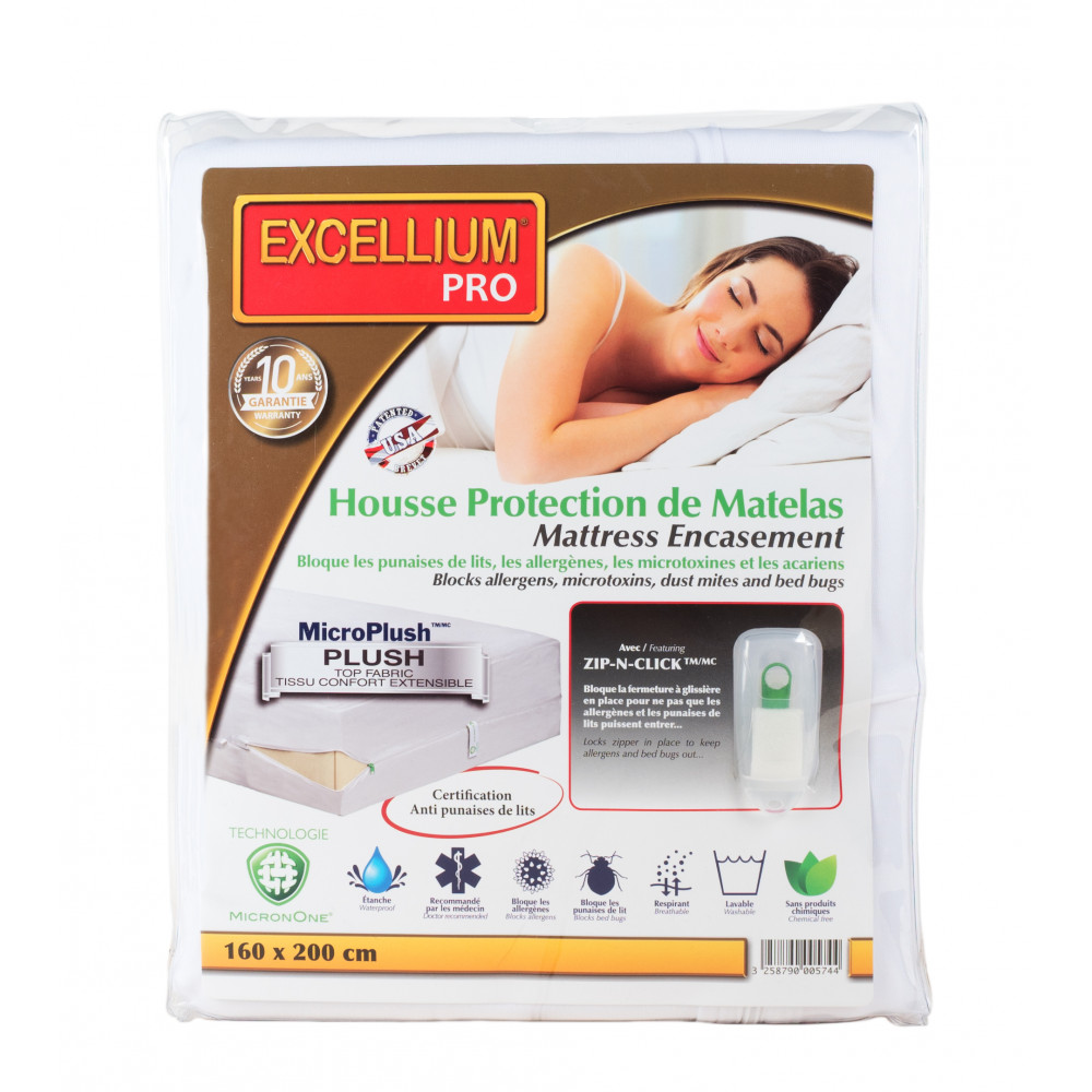 Housse pour matelas anti punaises de lit