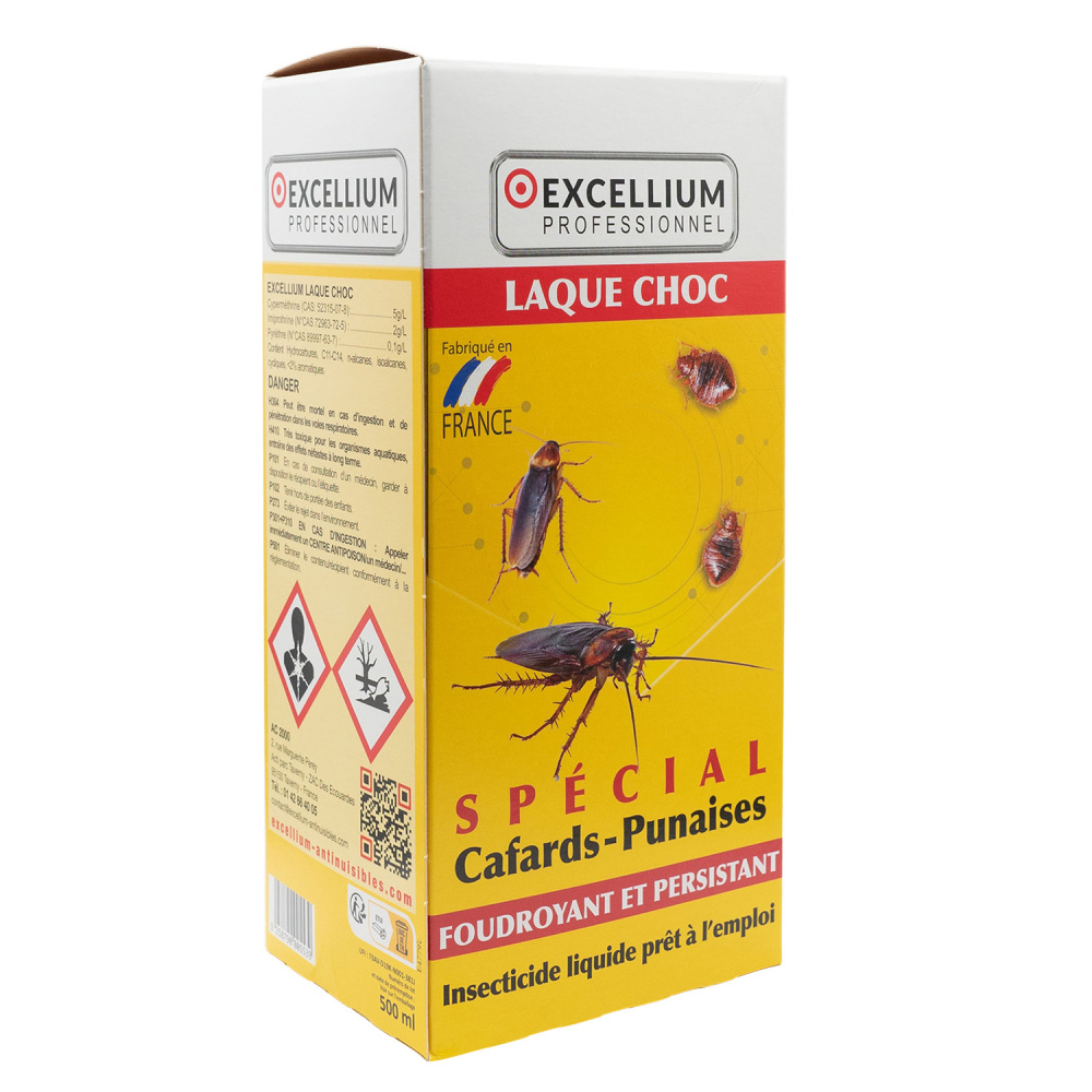 Aérosol fumigène Excellium Instantané Choc spécial cafards 150ml