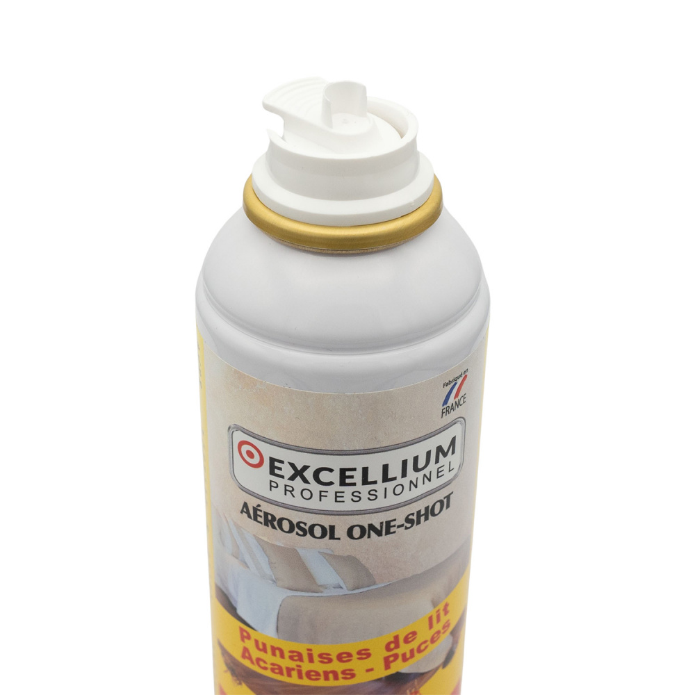 Aérosol Excellium One Shot Fumigène Anti Punaises De Lit 150 Ml