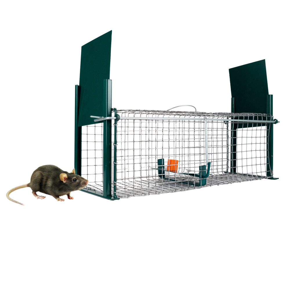 Nasse anti-rats et nuisibles à double entrée