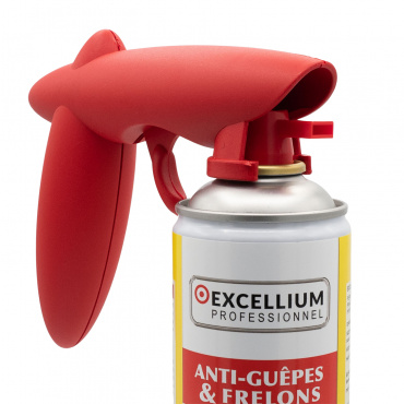 Poignée ergonomique "pompiers" pour Aérosol Anti-guêpes et Frelons spécial nids et essaims