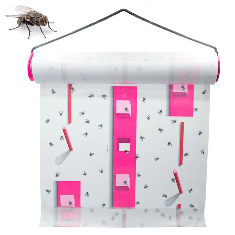 Papier collant anti-mouches professionnel pour étables et lieux d'élevage