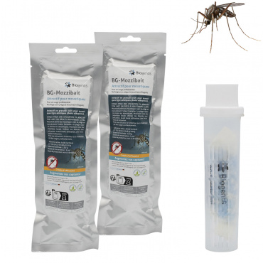 2 BG-Mozzibait attractif anti-moustiques professionnel pour BG-Mosquitaire ou BG-Protector 4 mois