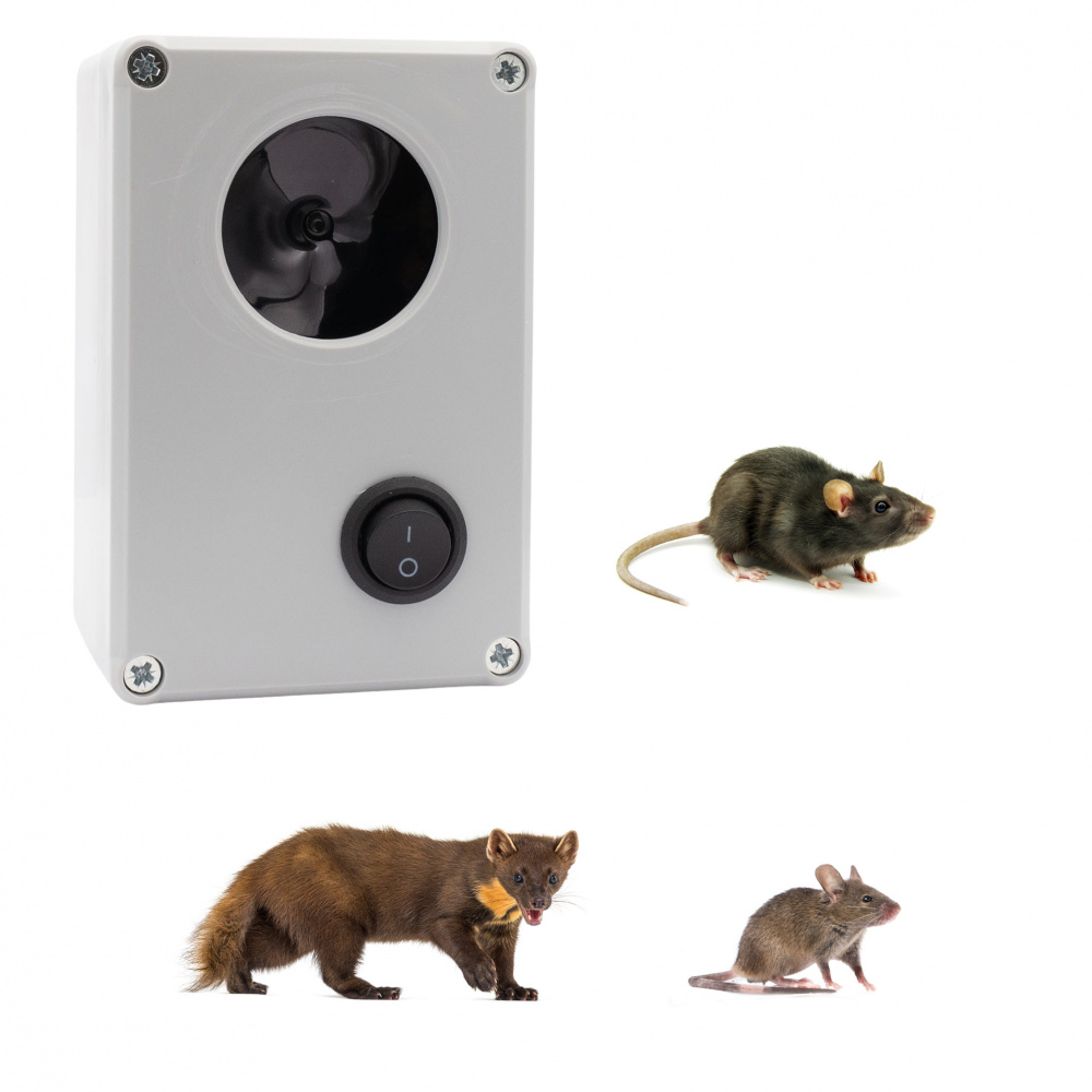 LVEZ Répulsif ultrason 360° anti rats, souris, rongeurs, cafards