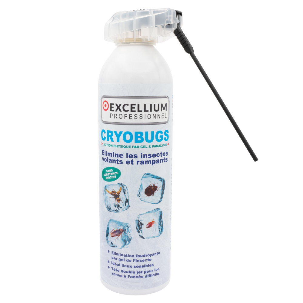 ICRYOBUGS Excellium gel paralysant anti-insectes volants et rampants