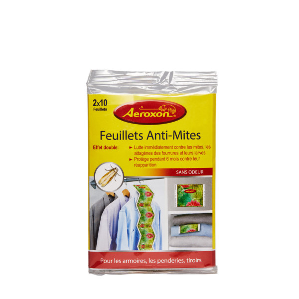 FEUILLETS ANTI-MITES X 20 VULCANO - Viveonis boutique