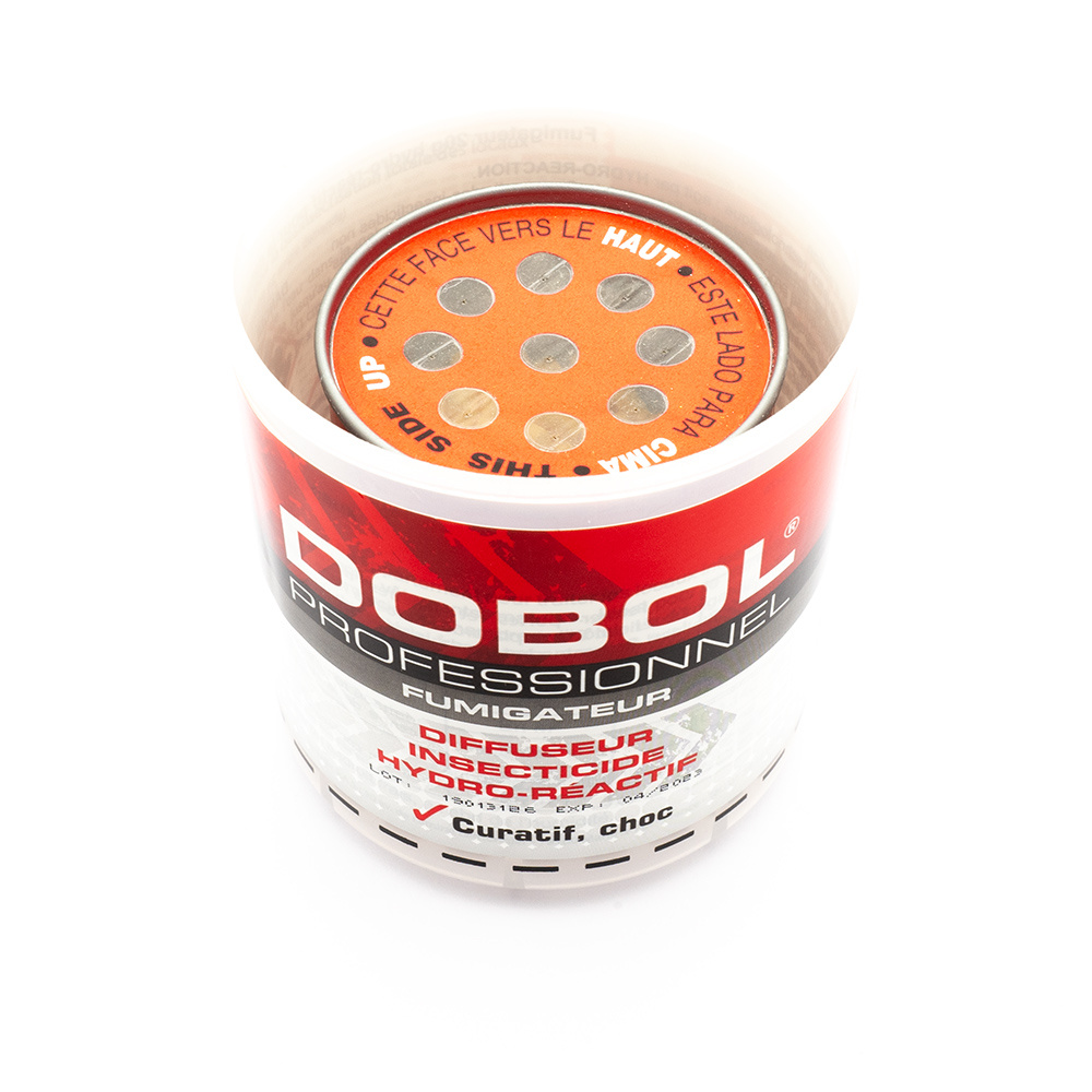 DOBOL fumigateur 10g, traitement des insectes rampants et volants.