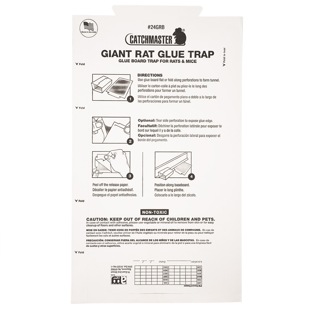 PLAQUE A GLUE POUR RAT ET SOURIS DIGRAIN TRAPS