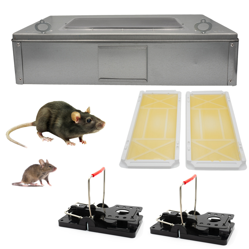 LIWI-Piège à Souris, Piège à Rats,12 Plaque de Glue pour Rat-Anti
