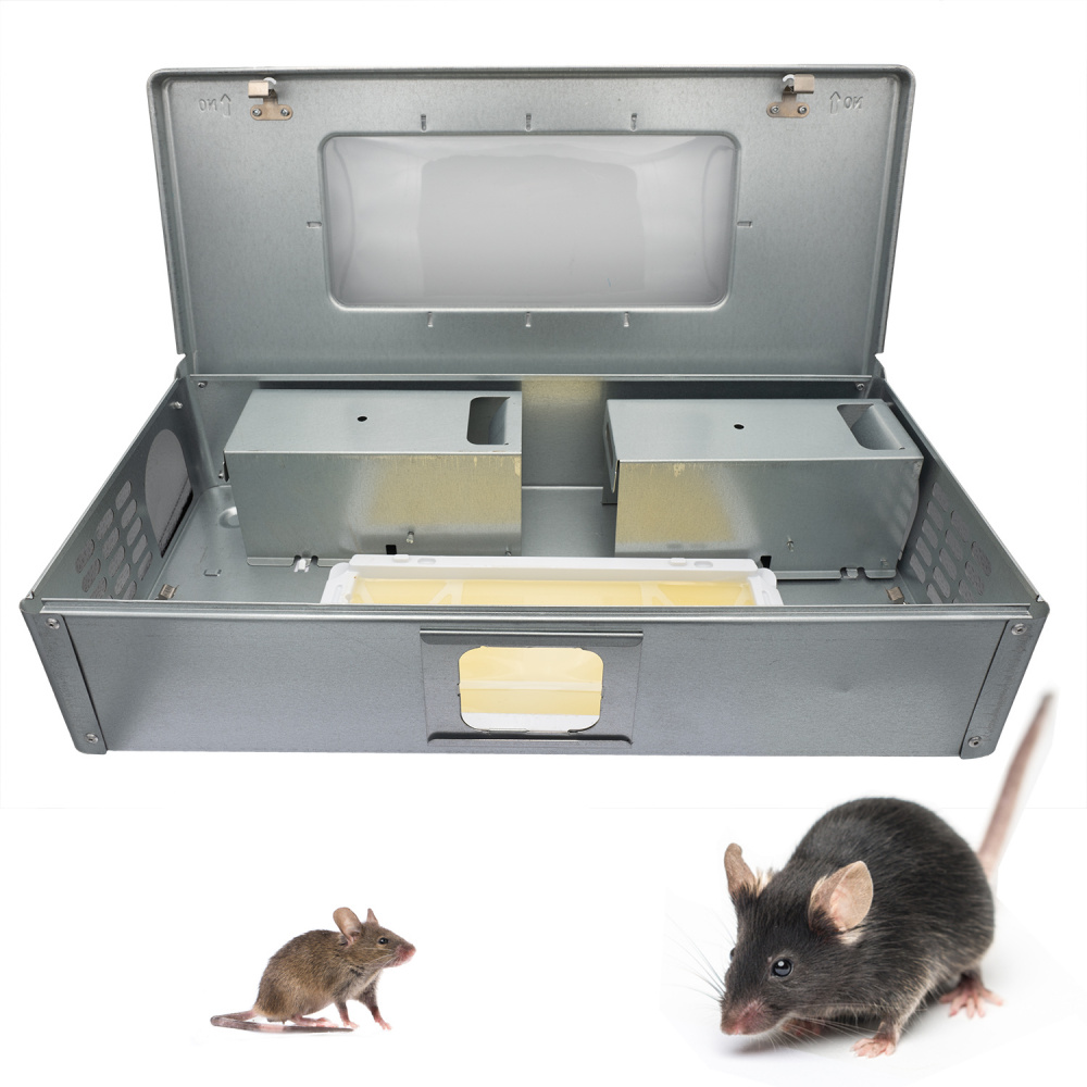 Piège à Souris Pièges à Rats, 15 boîtes Contenant 2 Plaques