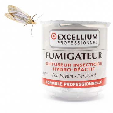 Fumigateur anti-mites vêtements  professionnel Excellium 20g
