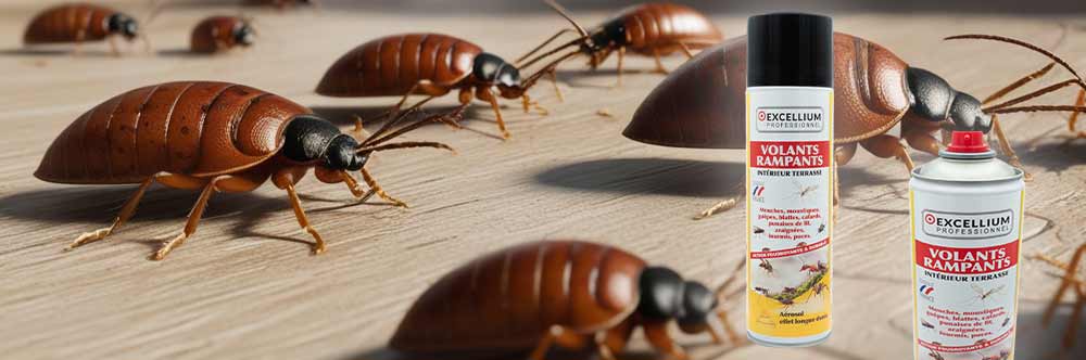 EXCELLIUM Professionnel – Aérosol Insecticide anti punaises de lit