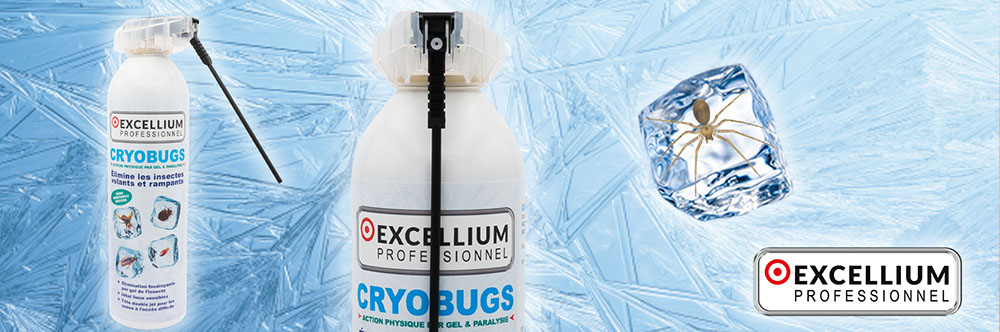 CRYOBUGS Excellium gel paralysant par le froid anti-araignées
