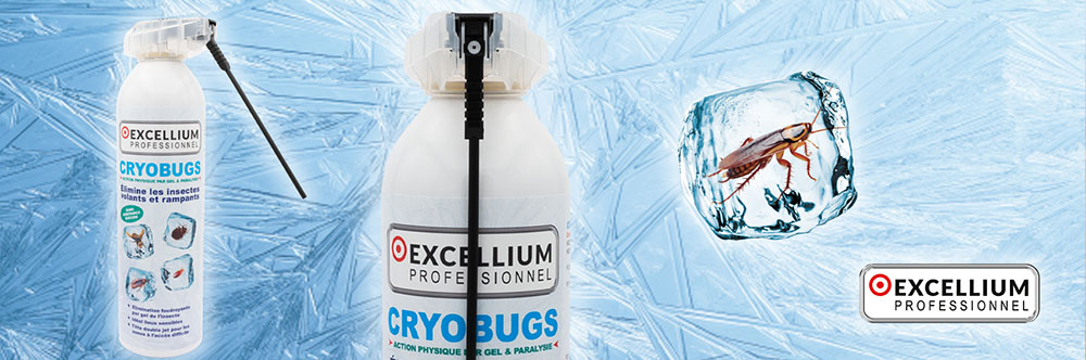 CRYOBUGS Excellium gel paralysant anti-cafards et blattes