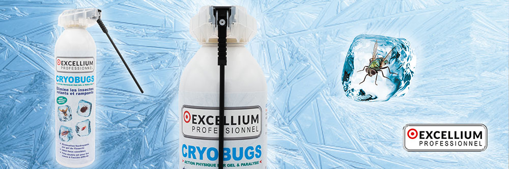 CRYOBUGS Excellium gel paralysant par le froid anti-mouches