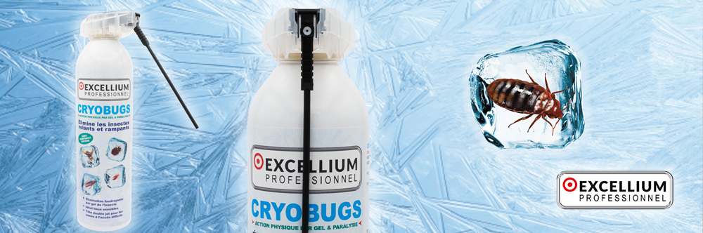 CRYOBUGS Excellium gel paralysant par le froid anti-punaises de lit