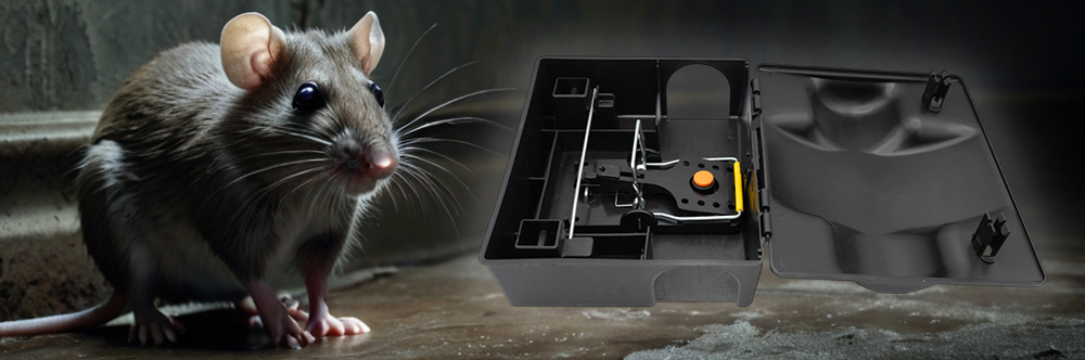 Poste d'appâtage sécurisé professionnel + piège anti-rats